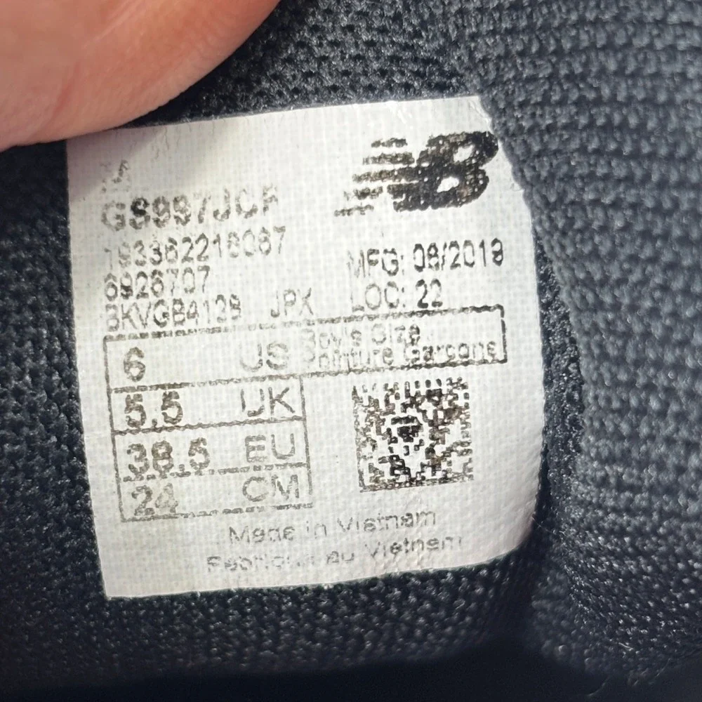 New Balance 997s Abzorb Gray‎ Pink Teal South Beach Running Shoes Sneakers 8 - Picture 11 of 12